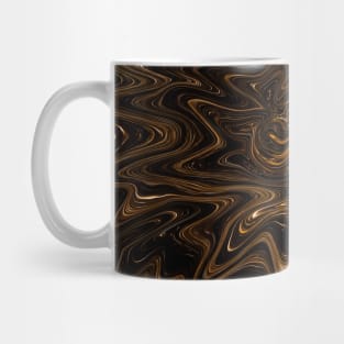 Golden Liquid Paint Mug